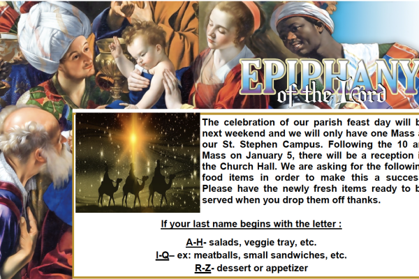 Epiphany of the Lord Feast Day Celebration